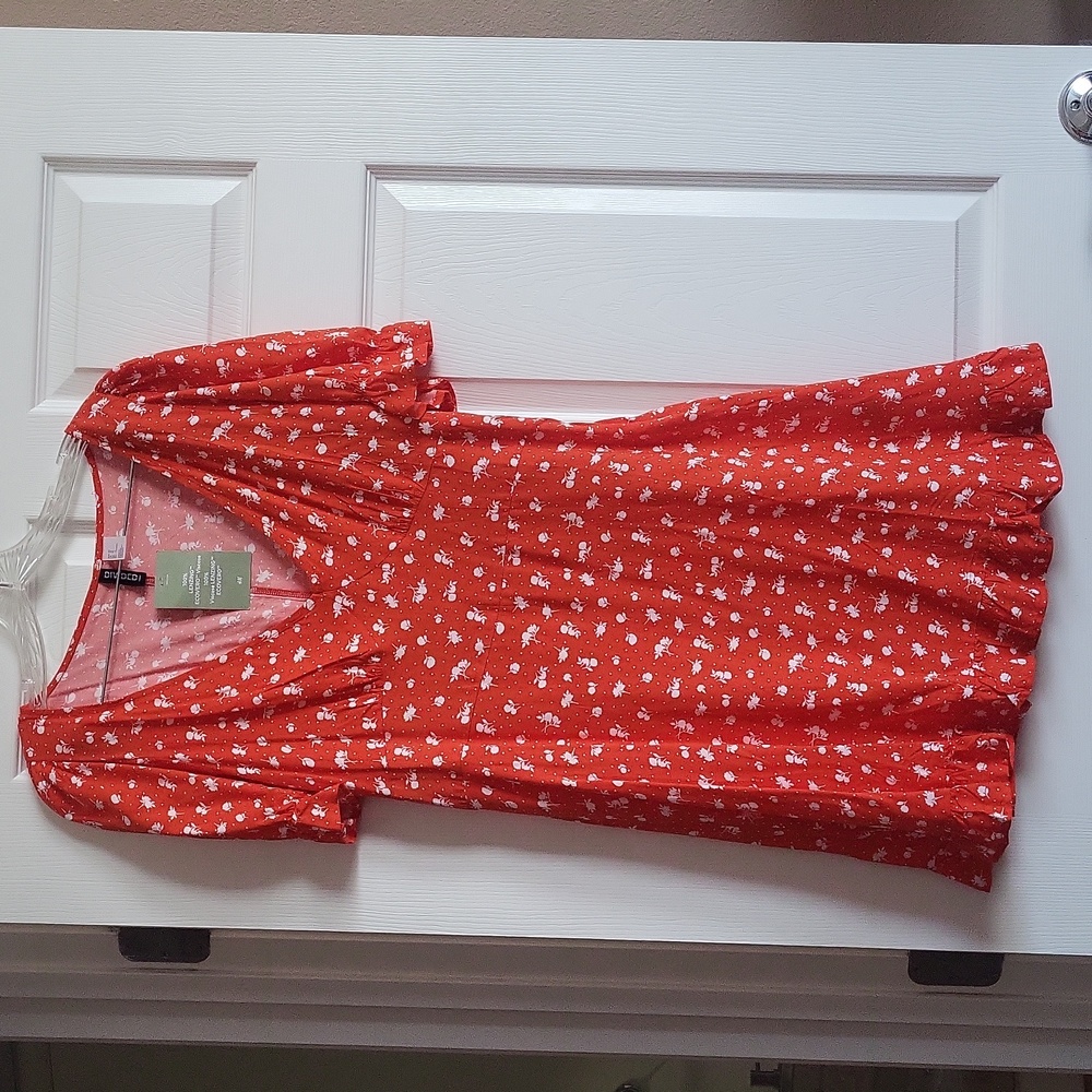 Nwt divided orange dress